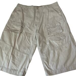 Banana Split‎ USA Men’s Shorts Sz 36 Cream Cotton Zip